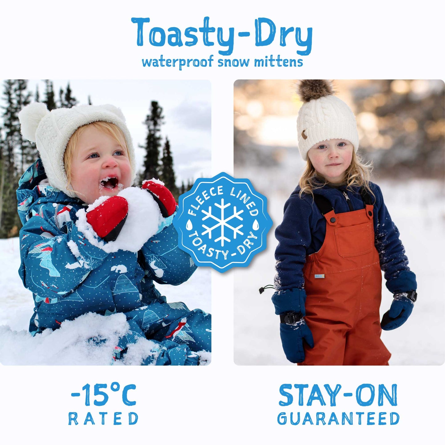 Jan & Jul Toasty-Dry Waterproof Snow Mitten