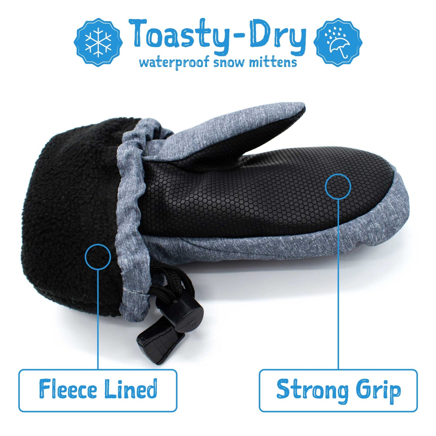 Jan & Jul Toasty-Dry Waterproof Snow Mitten