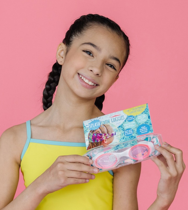 Splash Place Swim Goggles -  Llama Fiesta