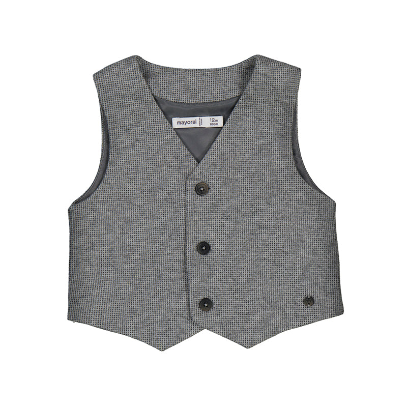 Mayoral Baby Boy Vest - Fog Grey