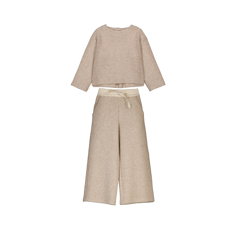 Mayoral - Knit Pants Set - Toffee