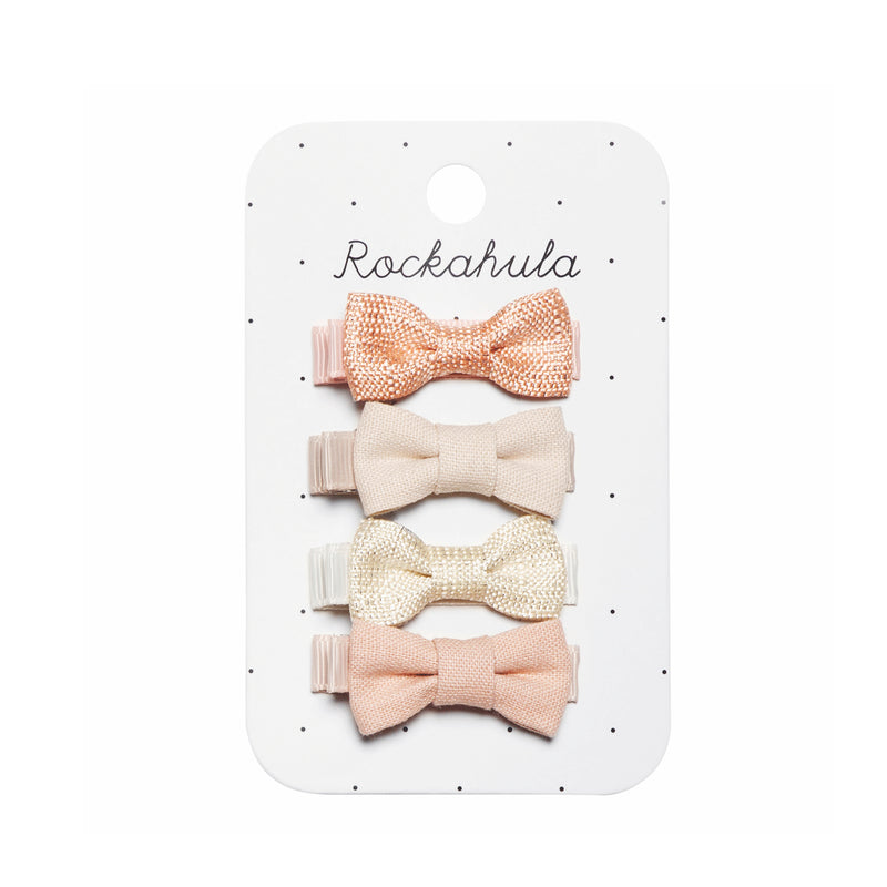 Rockahula - Flora Linen Mini Bow Clips