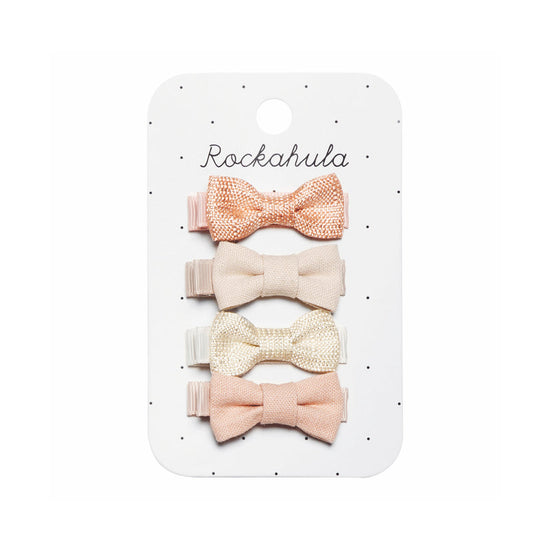 Rockahula - Flora Linen Mini Bow Clips