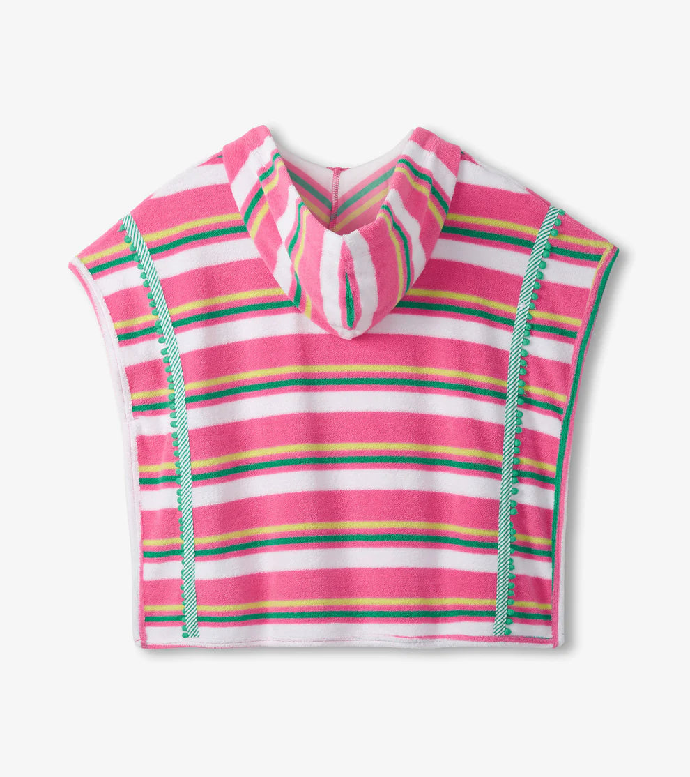 Hatley Hooded Beach Cover Up Candy Stripes 1