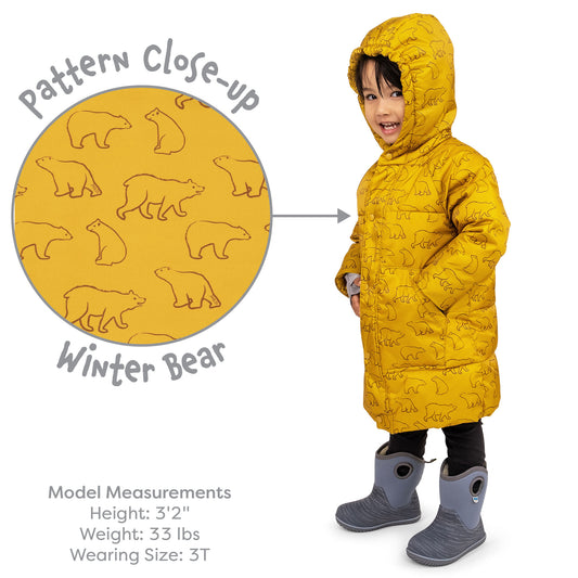 Jan & Jul Winter Bear | Toasty-Dry Puffy Coat