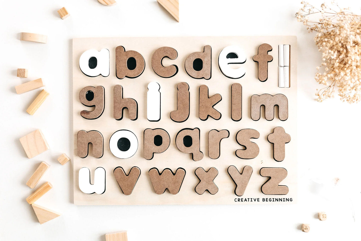 Creative Beginning - Letters Raised Puzzle Lowercase