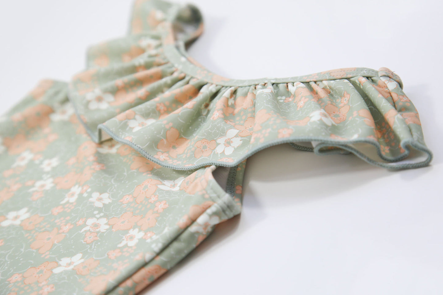 KidORCA Ruffle Swimsuit - Lalliana / Coconut