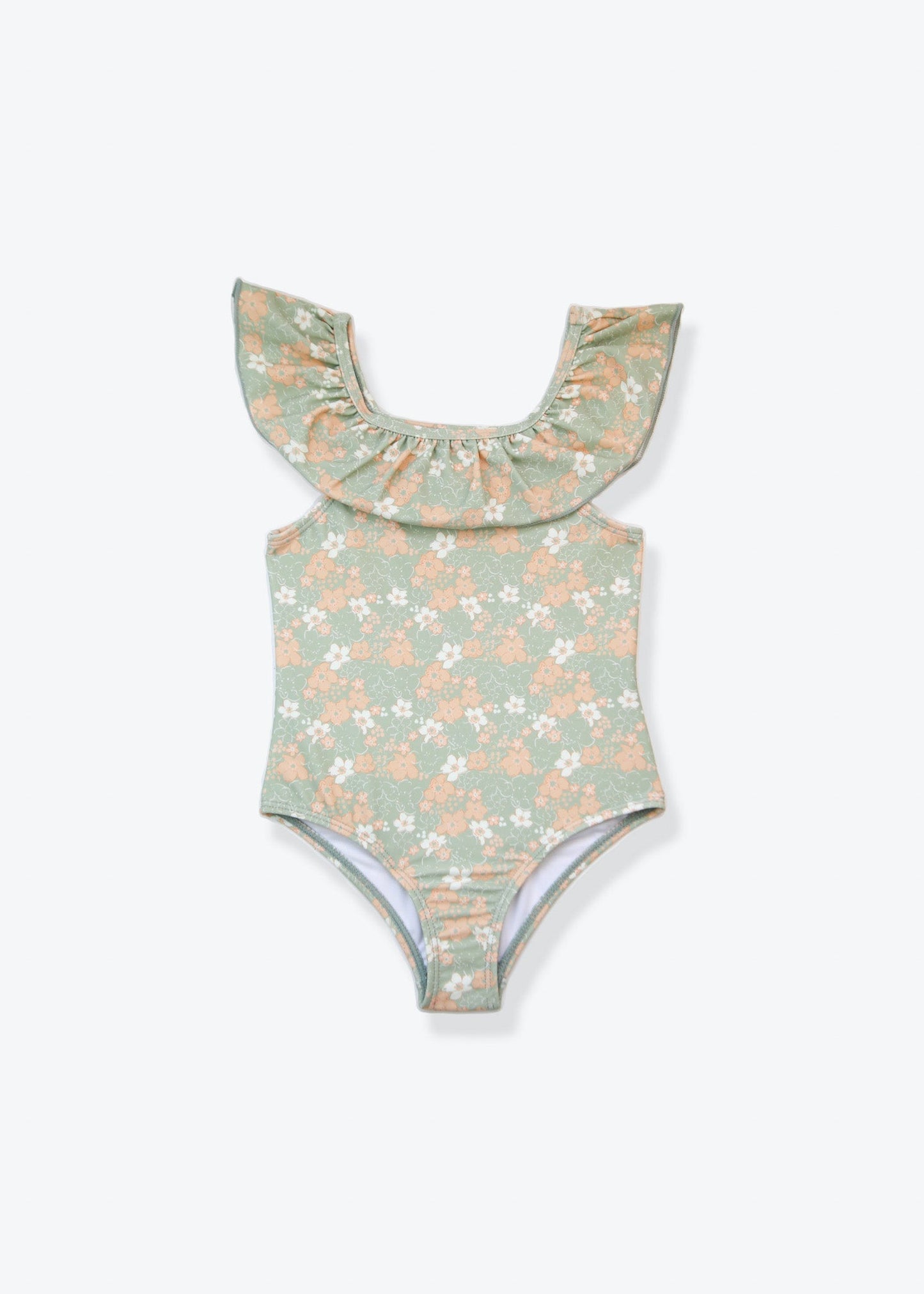 KidORCA Ruffle Swimsuit - Lalliana / Coconut