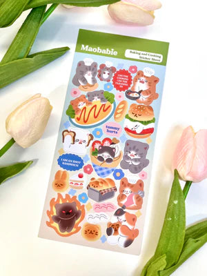 Maobabie - Sticker Sheet - Baking and Cooking