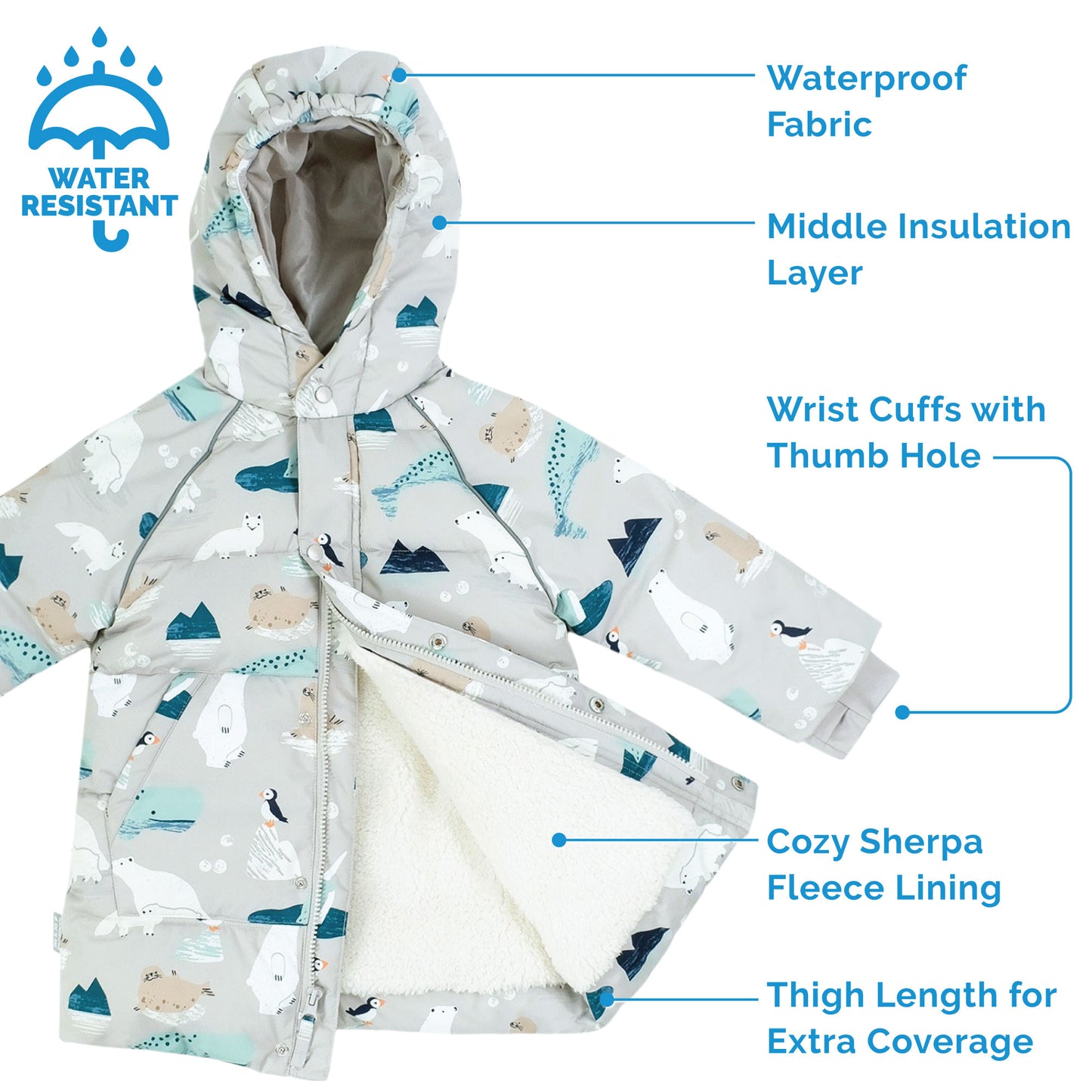 Jan & Jul Polar Pals | Kids Winter Coat