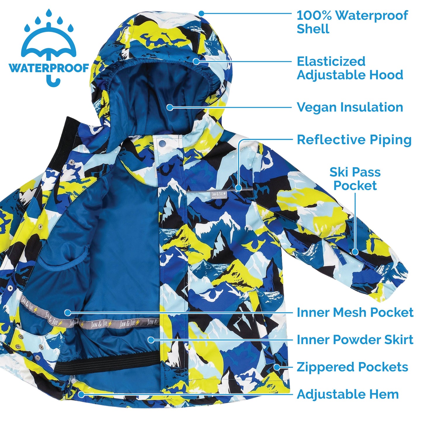 Jan & Jul Kids Ski Jacket