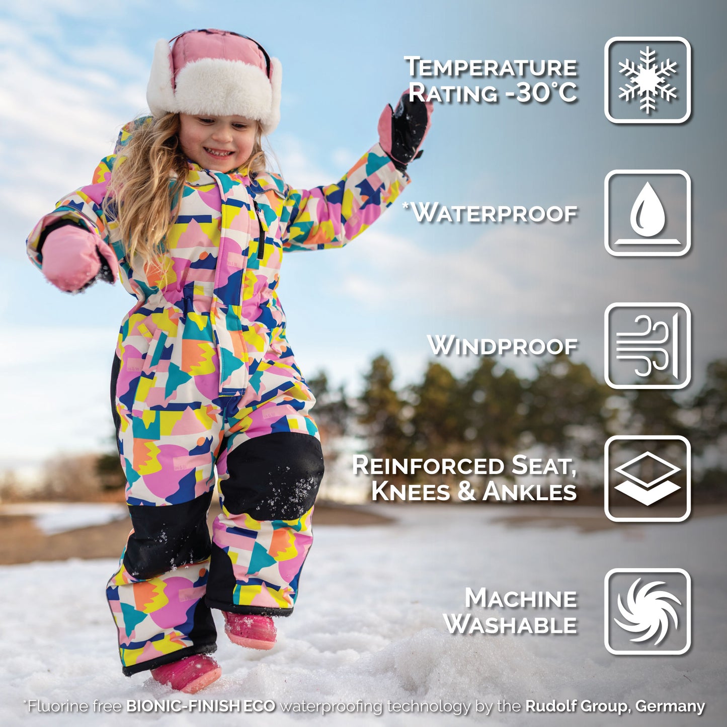 Jan & Jul Winter Sun | Kids Waterproof Snowsuit