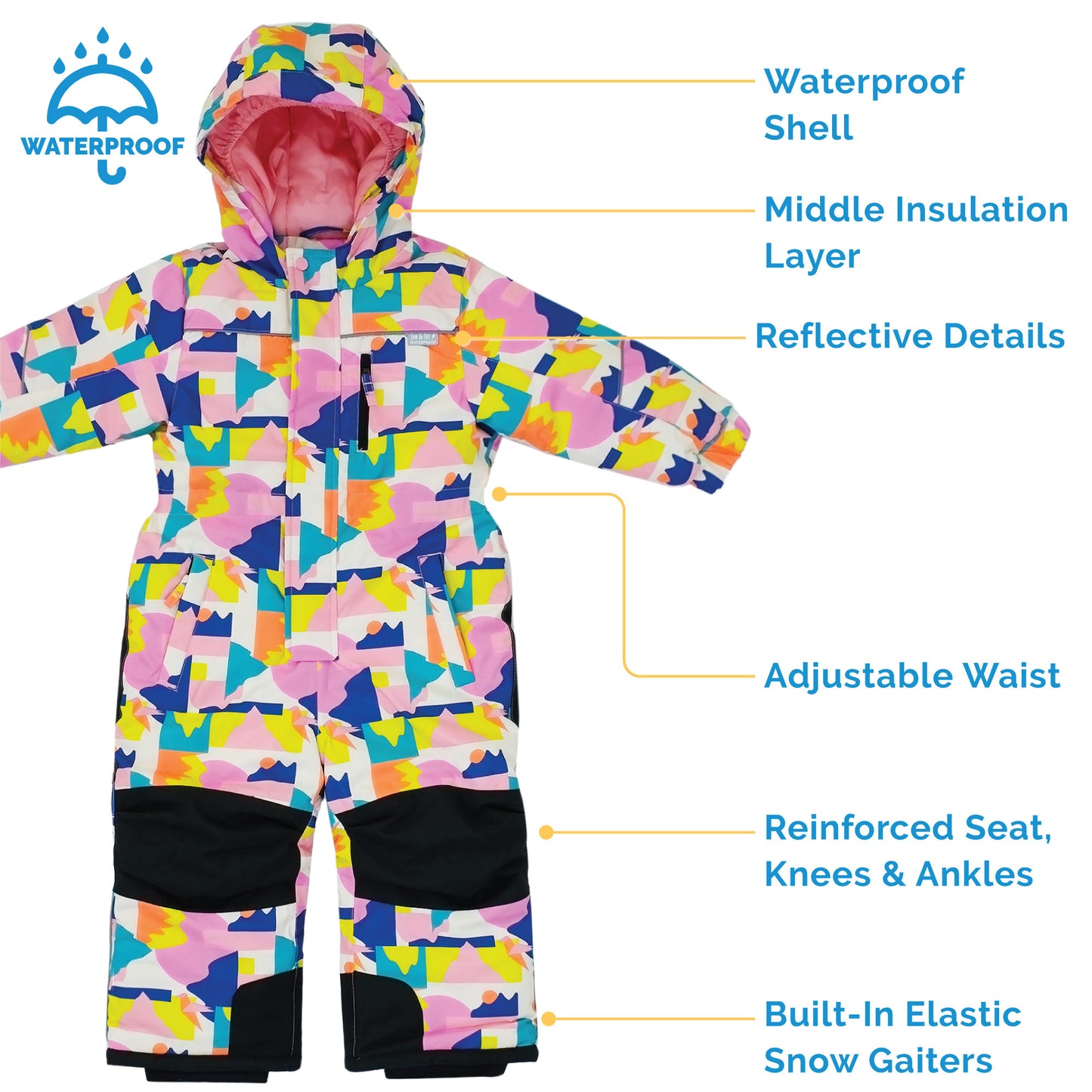 Jan & Jul Winter Sun | Kids Waterproof Snowsuit