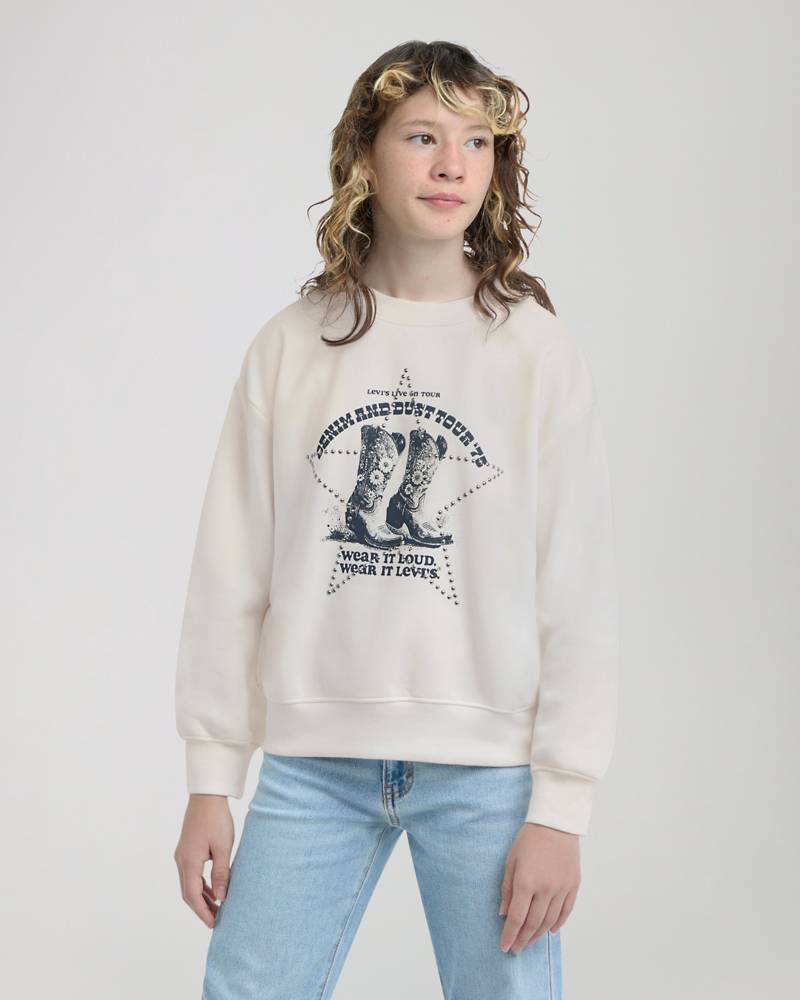 Levi's - Girls' Denim Tour Pullover Sweater