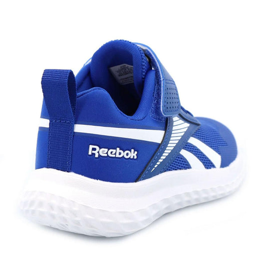 Reebok - Rush Runner 5 Elastic Lace & Top Strap - Blue/Blue/White