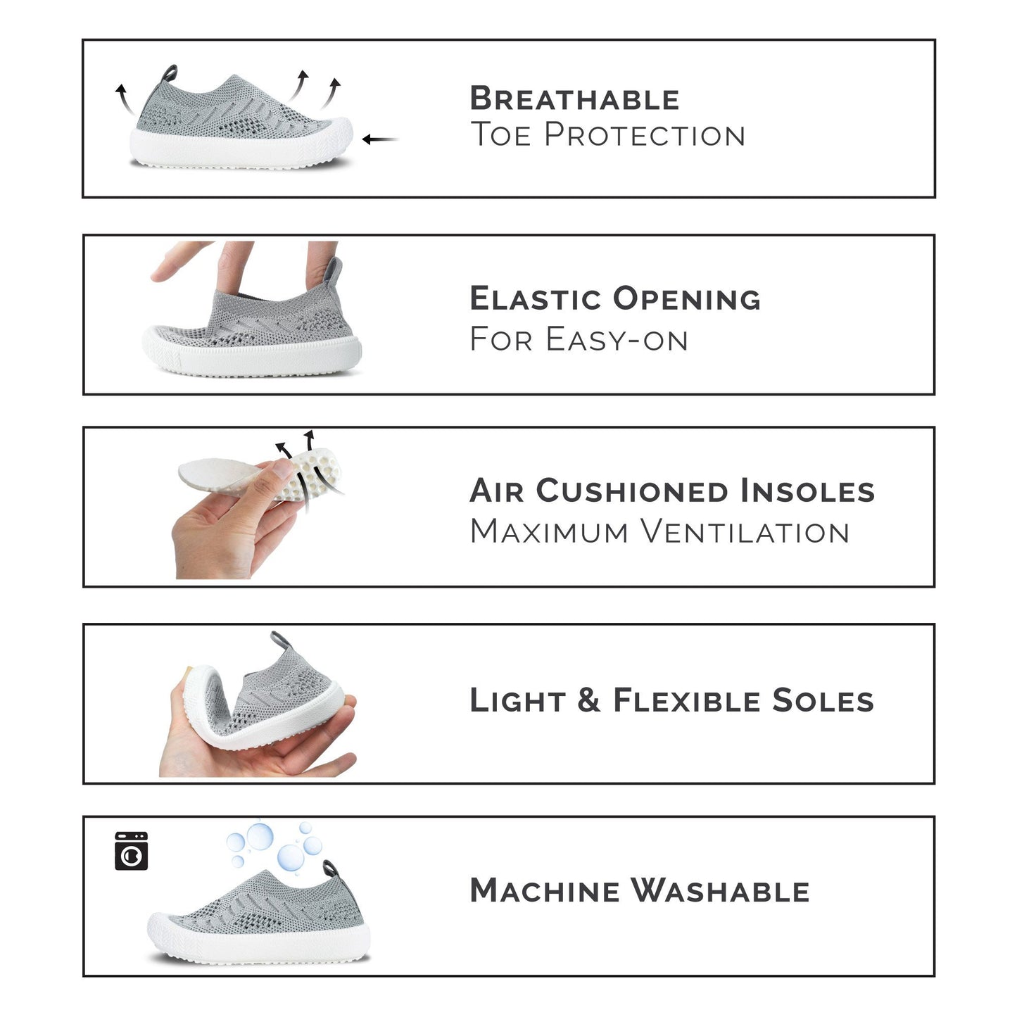 Jan & Jul - Graphic Knit Shoes - Pink Daisy