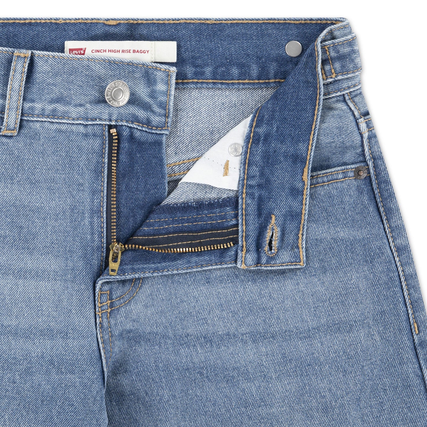 Levi's - Cinch High Rise Baggy Jeans for Big Girls 7-16