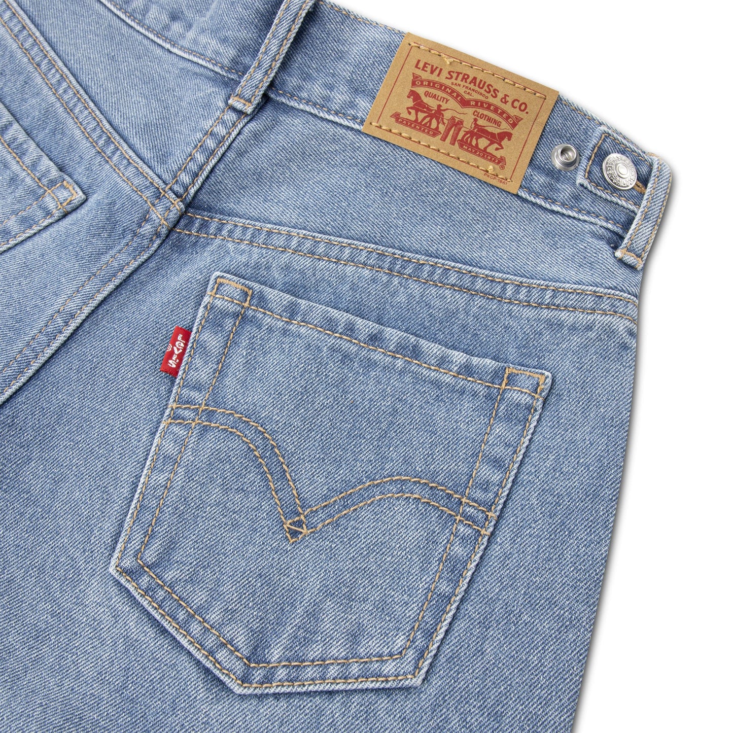 Levi's - Cinch High Rise Baggy Jeans for Big Girls 7-16