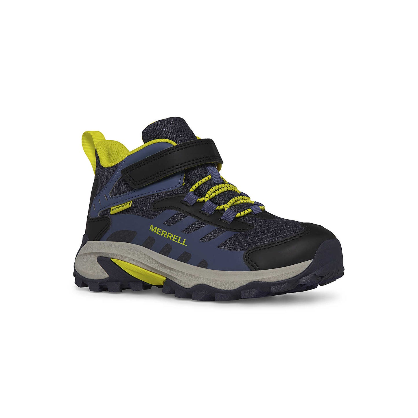 Merrell - Big Kid's Moab Speed Mid 2 A/C Waterproof - Navy