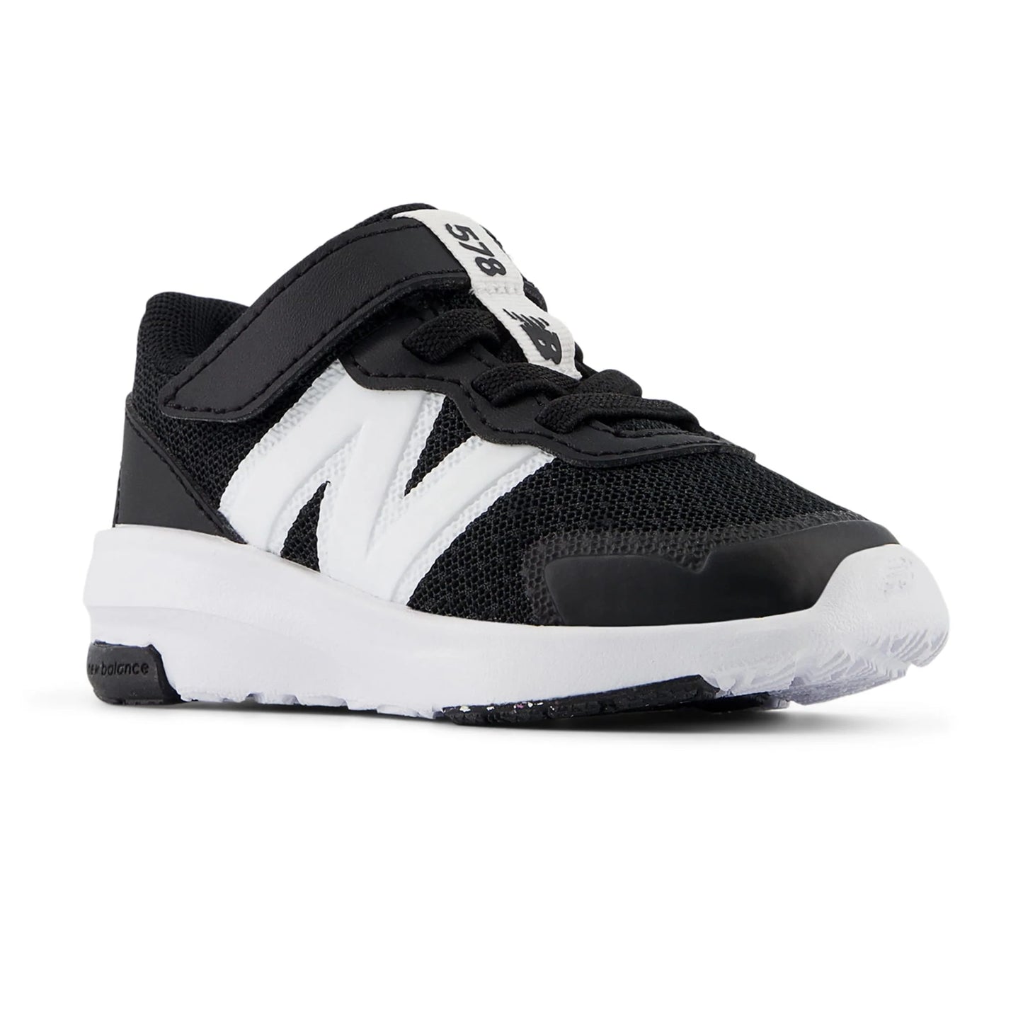 New Balance - 578v1 Bungee Lace with Top Strap - BLACK