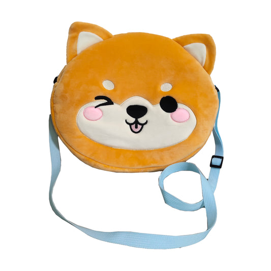 Puckator Shuggs the Shiba Inu Adoramals  Crossbody Plush Sho