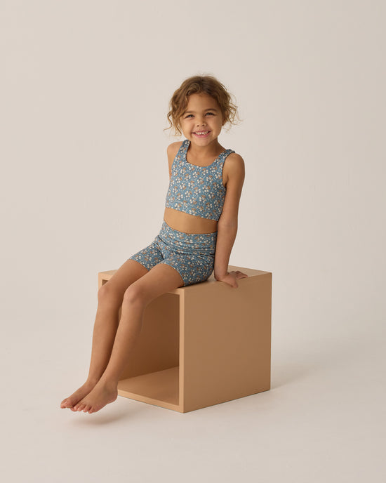 Rylee + Cru - Swift Sports Bra || Blue Floral