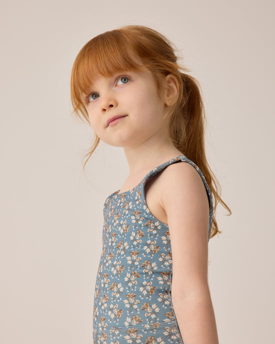 Rylee + Cru - Malibu Bodysuit || Blue Floral