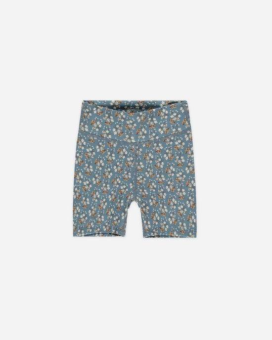 Rylee + Cru - Bike Short - Blue Floral