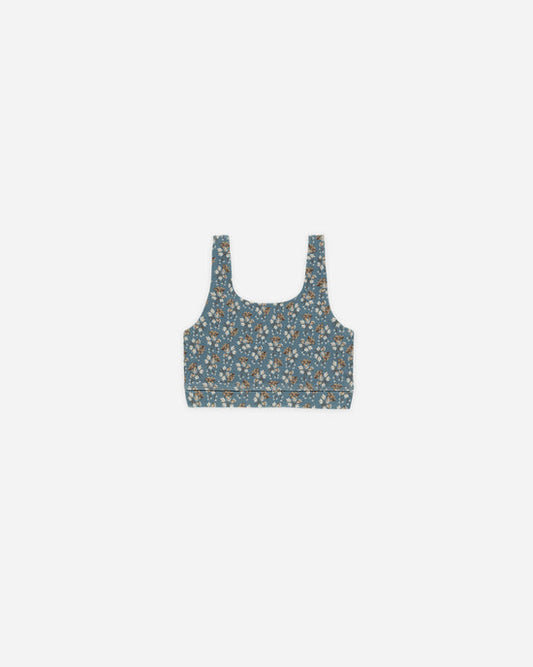 Rylee + Cru - Swift Sports Bra || Blue Floral
