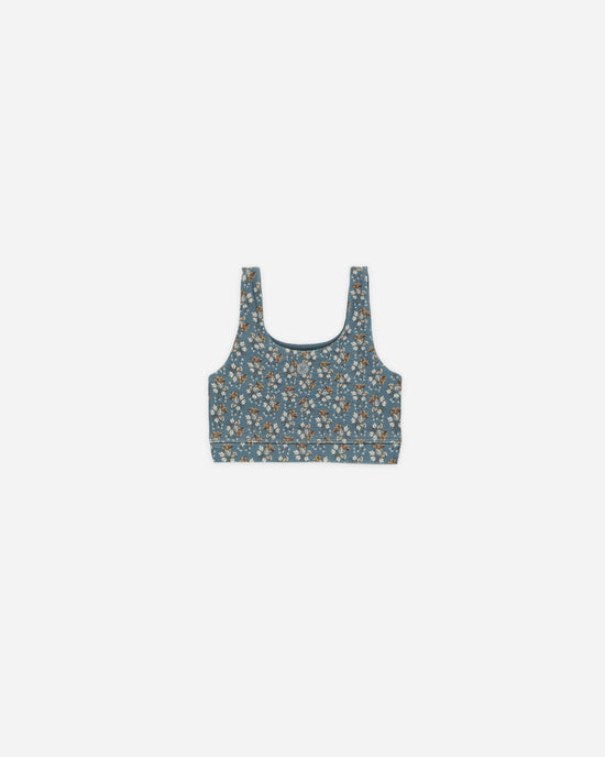 Rylee + Cru - Swift Sports Bra || Blue Floral
