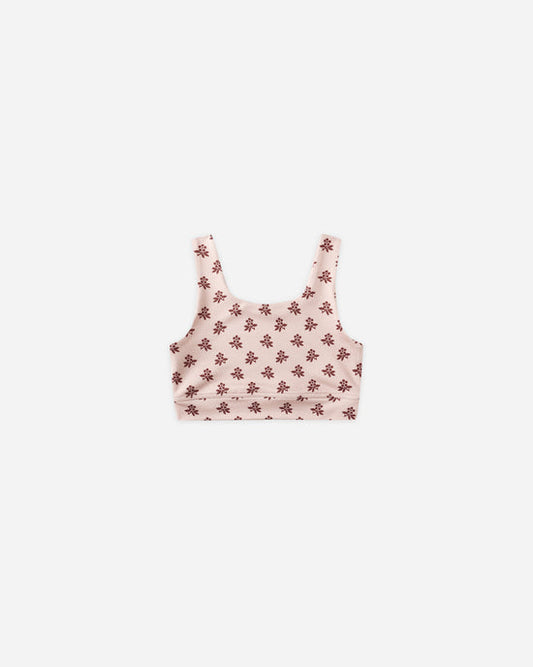 Rylee+ Cru - Swift Sports Bra Blush Fleur
