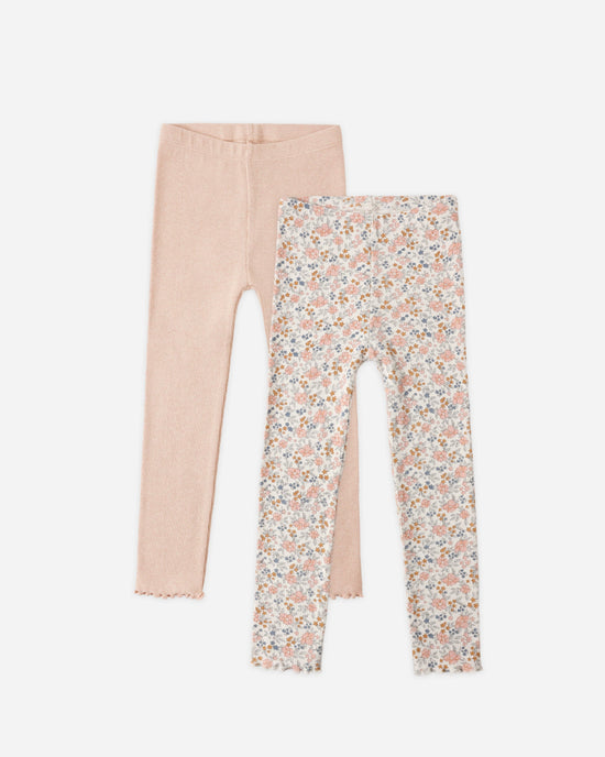 Rylee + Cru Ribbed Legging Set of 2