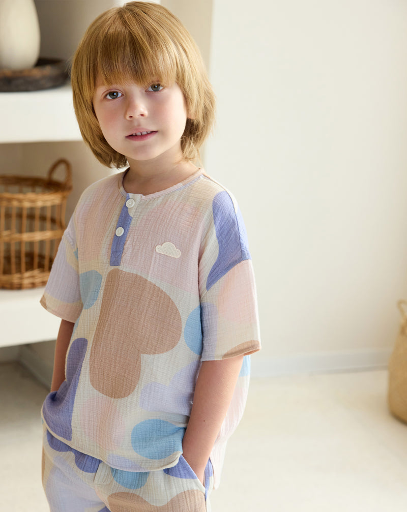 Nest Design - Wrinkled Muslin Short Sleeve Tee