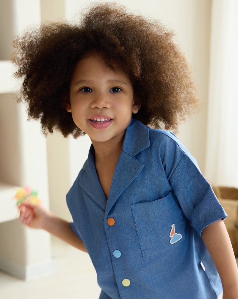 Nest Design - Denim Short Sleeve Tee