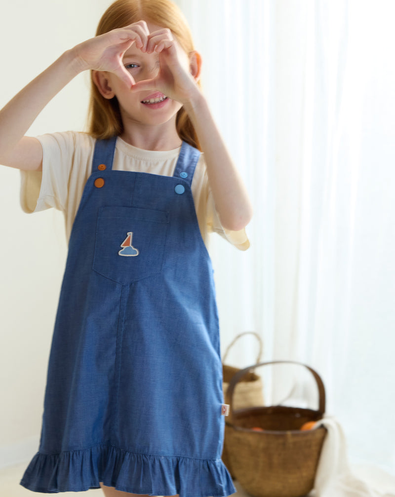 Nest Design - Denim Dress Overalls