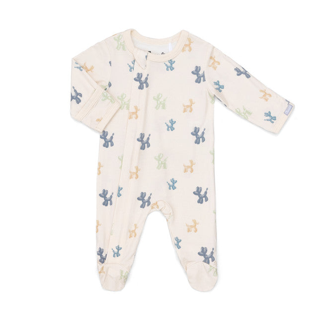 Coccoli - Long Sleeve Modal Zipper Footie - 1M