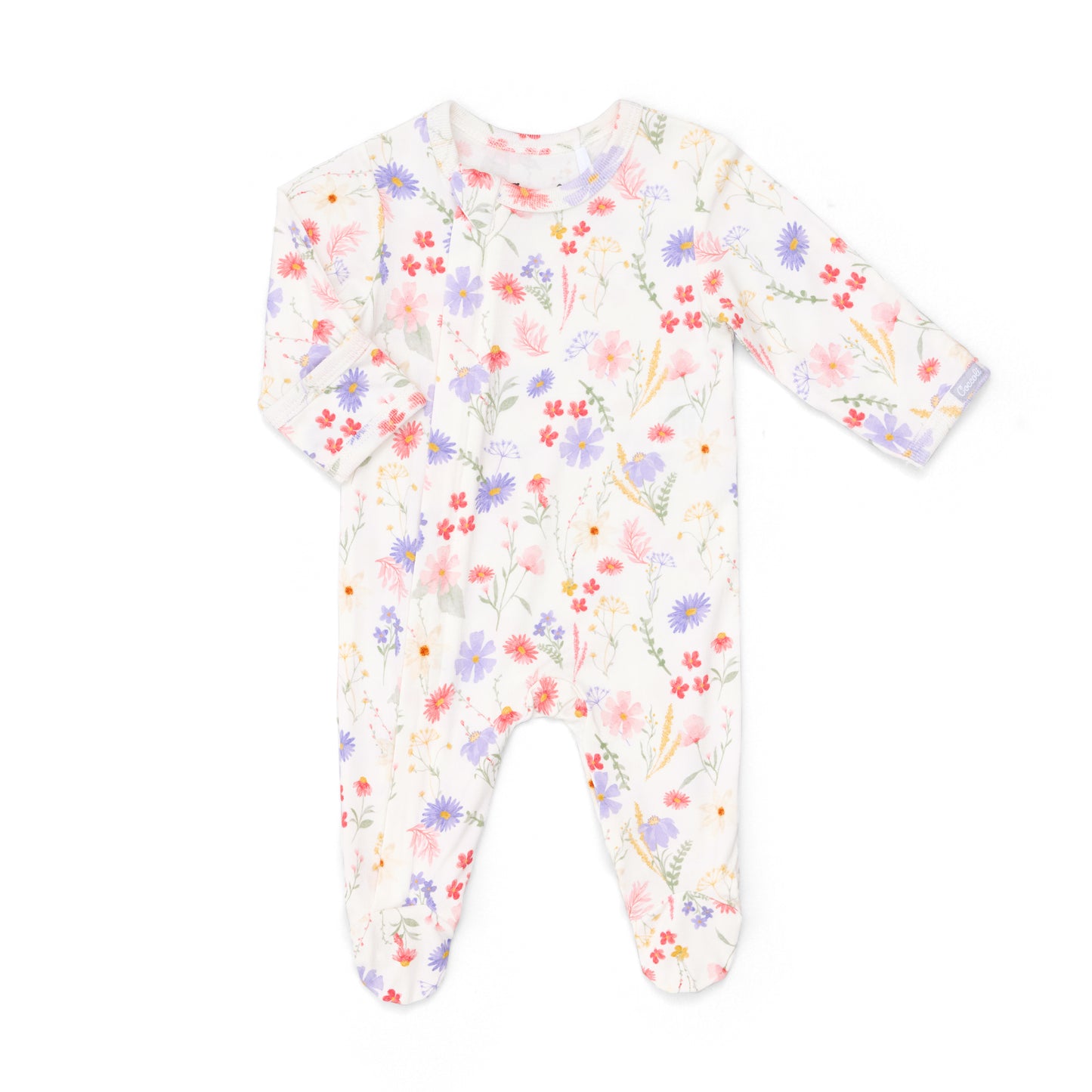 Coccoli - Long Sleeve Modal Zipper Footie - 1M