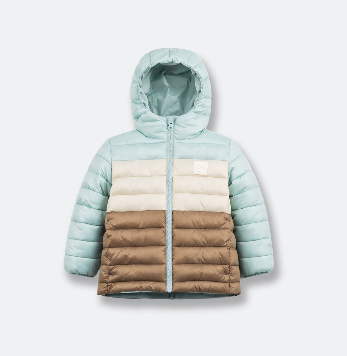 KidORCA Porteau Reversible Waterproof Puffer Jacket in Blue Haze