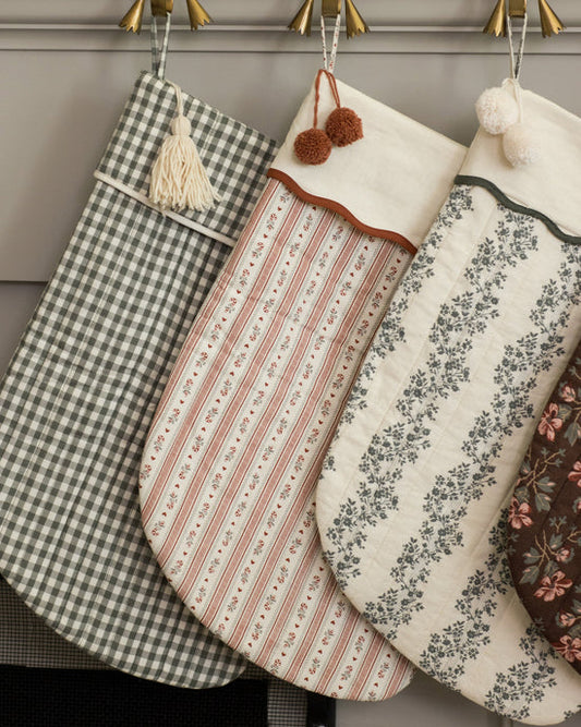 Rylee Cru - One Size Christmas Stocking - Candy Cane Stripe