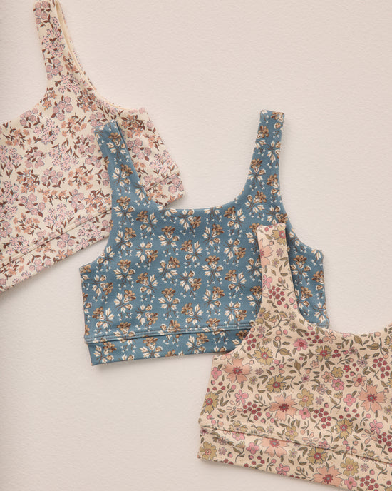 Rylee + Cru - Swift Sports Bra || Blue Floral