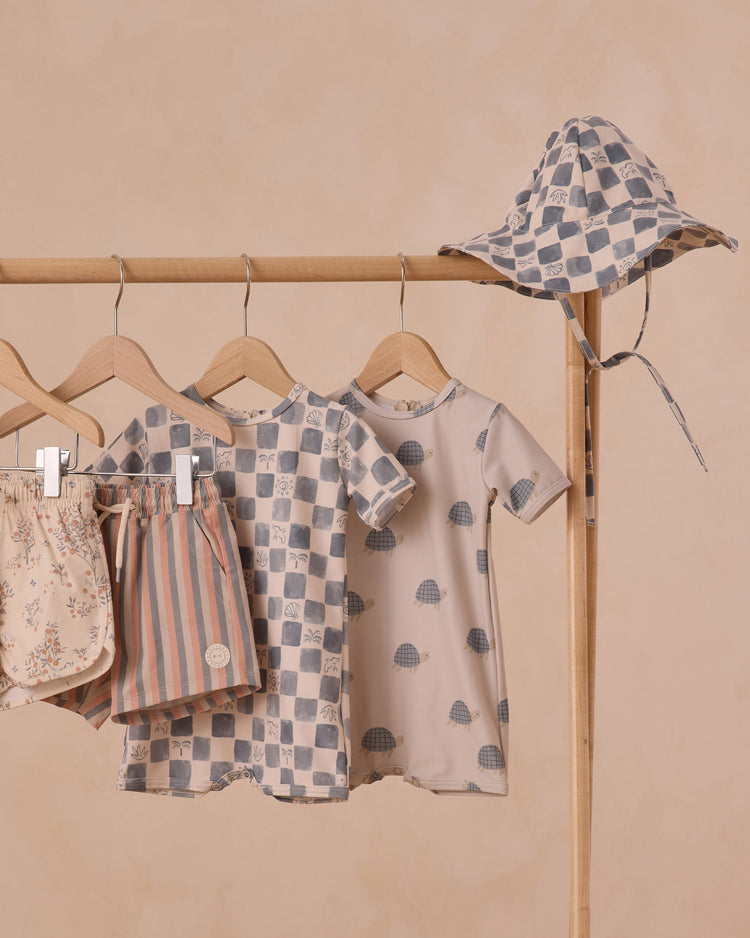 Rylee + Cru - Shorty One-Piece || Sea Turtles