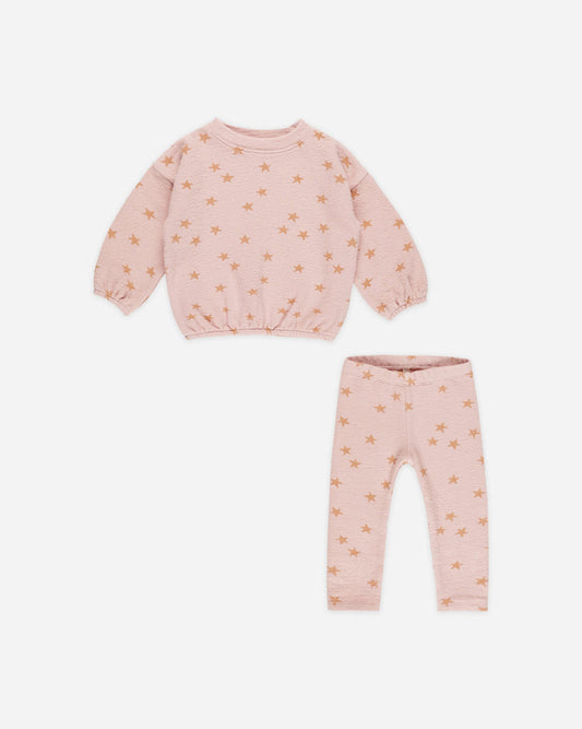 Rylee + Cru - Spongy Knit Set || Starfish