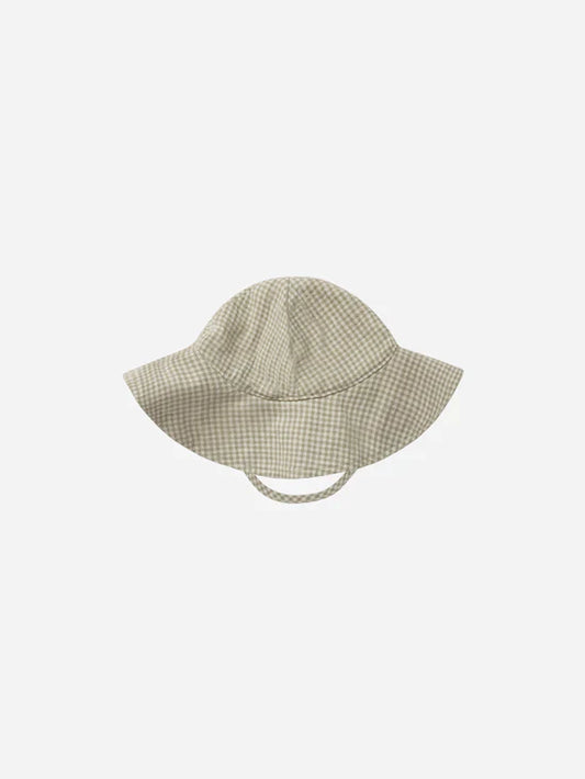 Rylee+Cru - Floppy Sun Hat Sage Gingham