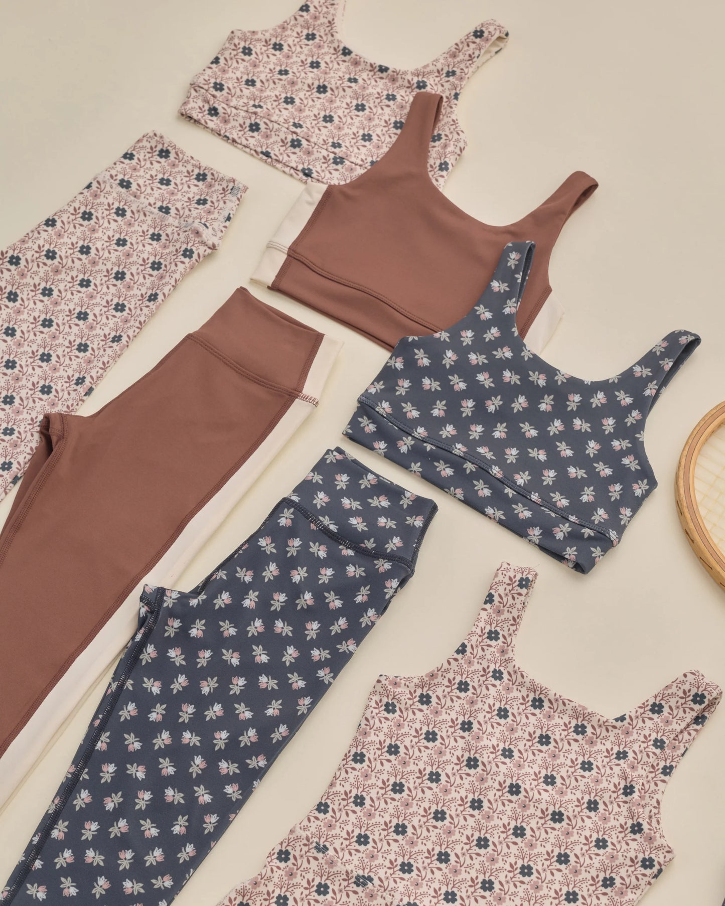 Rylee + Cru Basic Legging Blue Blooms