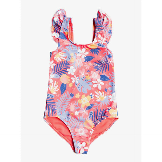 Roxy - Hibiscus Party One Piece Swim Suit - 5Y