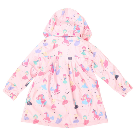 Korango Dancing Unicorn Raincoat Pink