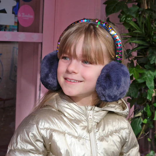 Rockahula - Rainbow Sequin Earmuffs