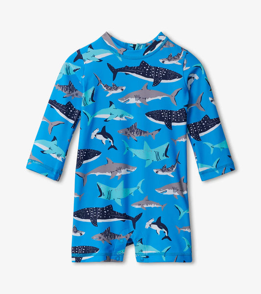 Hatley - Baby Shark School One-Piece Rashguard