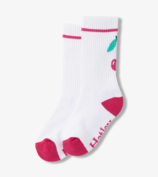 Hatley Girls Double Cherry Tube Socks