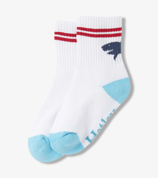Hatley Boys Shark Silhouette Crew Socks